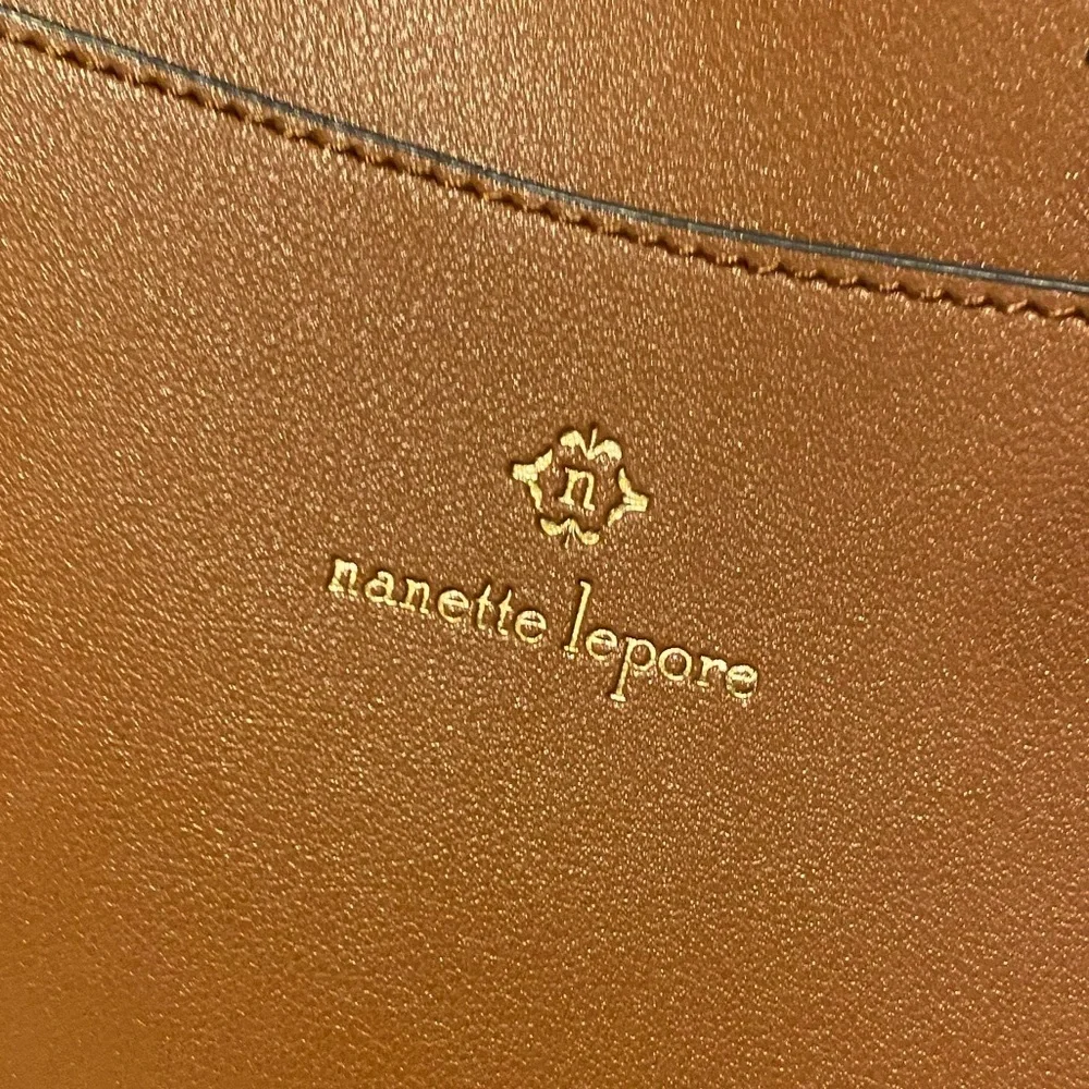 Nanette Lepore Vegan Leather Tote Handbag - Picture 6 of 11